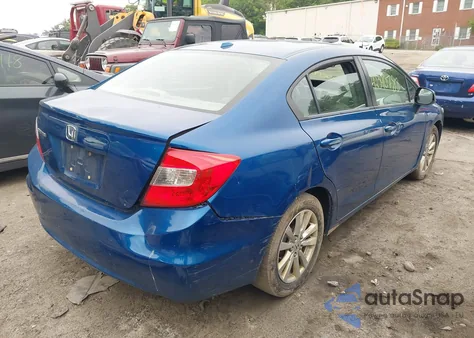 2012 Honda Civic Ex-L from USA, damaged, VIN 19XFB2F93CE339904